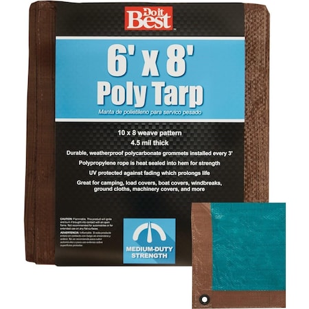 All-Source Medium Duty Tarp, Brown 764337